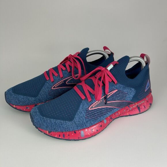 Brooks Levitate Stealthfit 5 Women's Size 9 B Blue Pink Running Shoes Sneakers - Picture 4 of 10